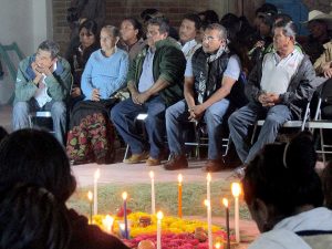 Vidulfo Rosales Sierra lors de l'événement organisé pour la remise des prix jTatic Samuel Jcanan Lum, Chiapas, janvier 2018 © SIPAZ Vidulfo Rosales Sierra lors de l'événement organisé pour la remise des prix jTatic Samuel Jcanan Lum, Chiapas, janvier 2018 © SIPAZ
